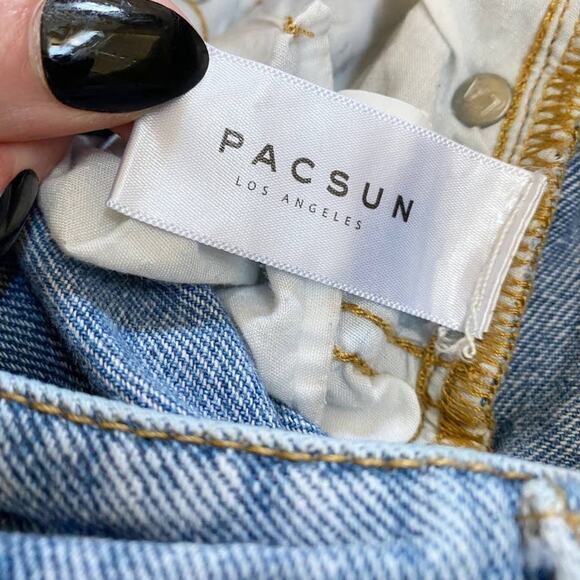 PacSun Knee Patch Super Stretch Ankle Jeggings 25 - Picture 5 of 14